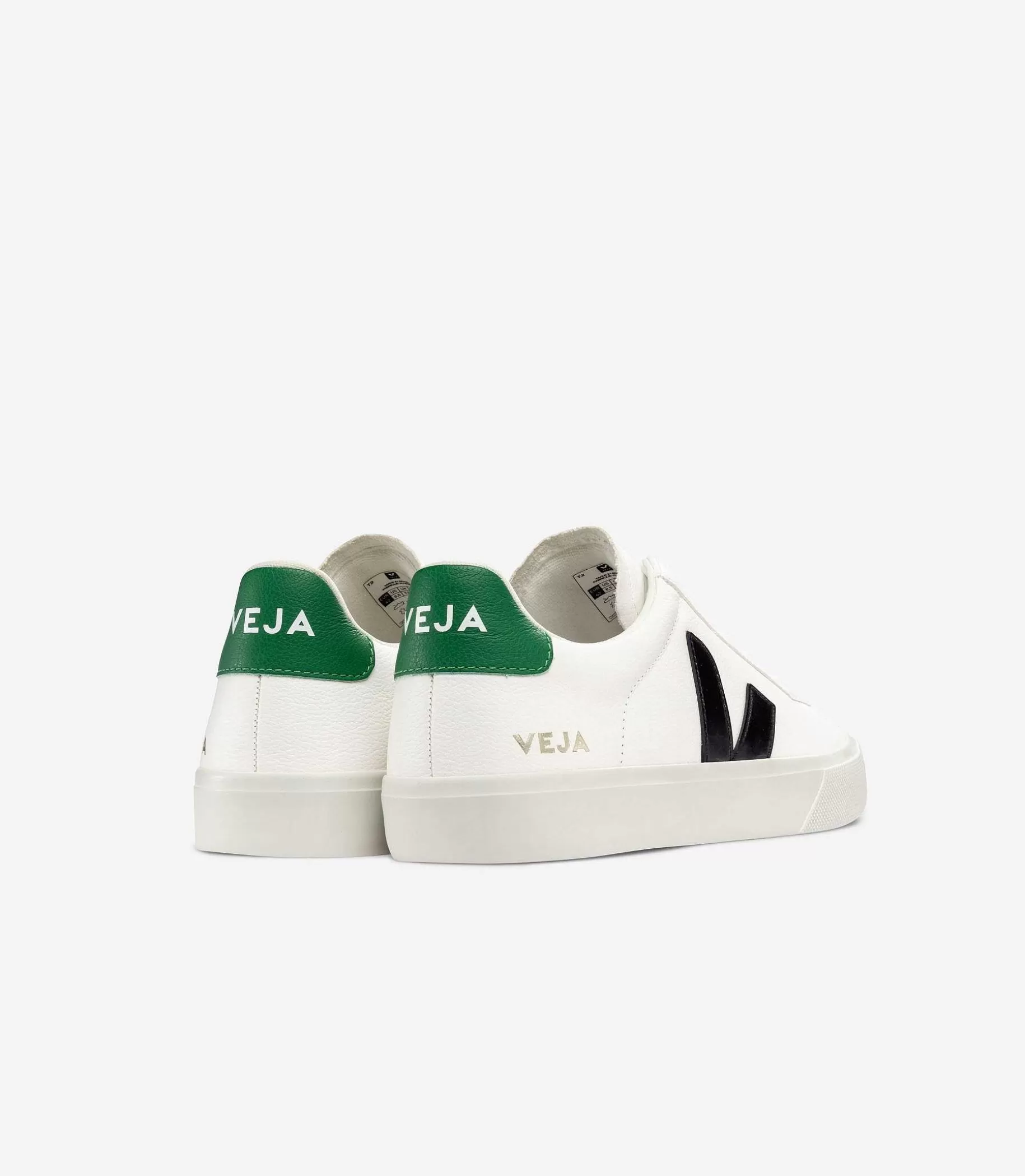 Flash Sale VEJA Campo Chromefree Cuero Blanco Negro Esmeralda