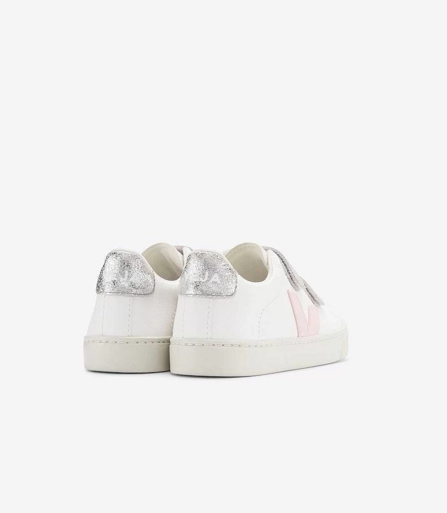 Clearance VEJA Esplar Cuero Sin Cromo Blanco Petalo Plata