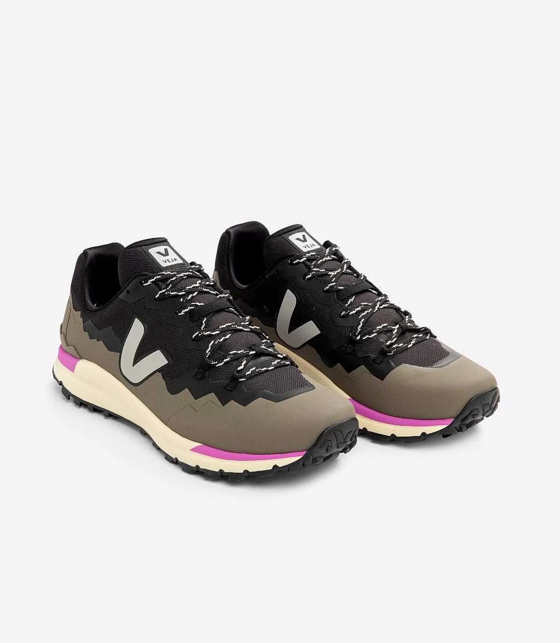 Hot VEJA Fitz Roy Trek-Shell Negro Oxford Gris Kaki