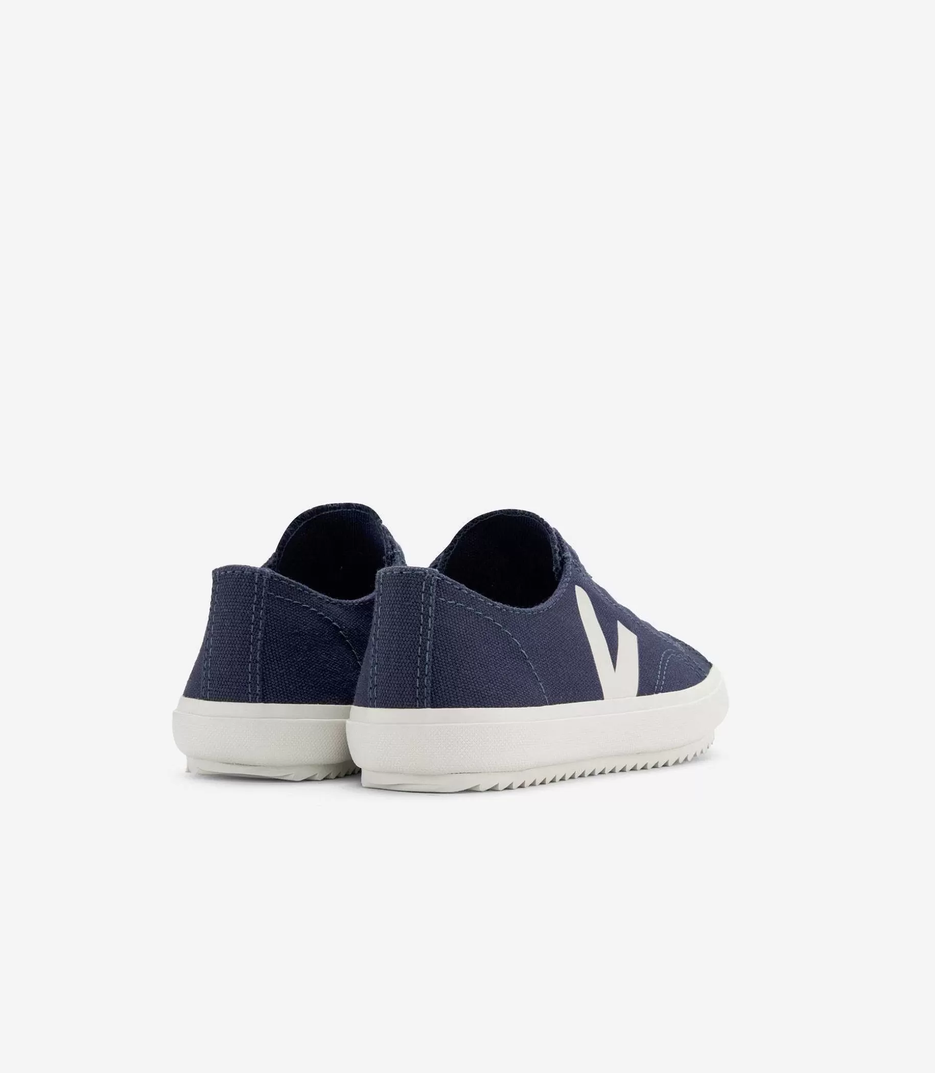 Clearance VEJA Flip Cordones Elasticos Lona Marine Pierre