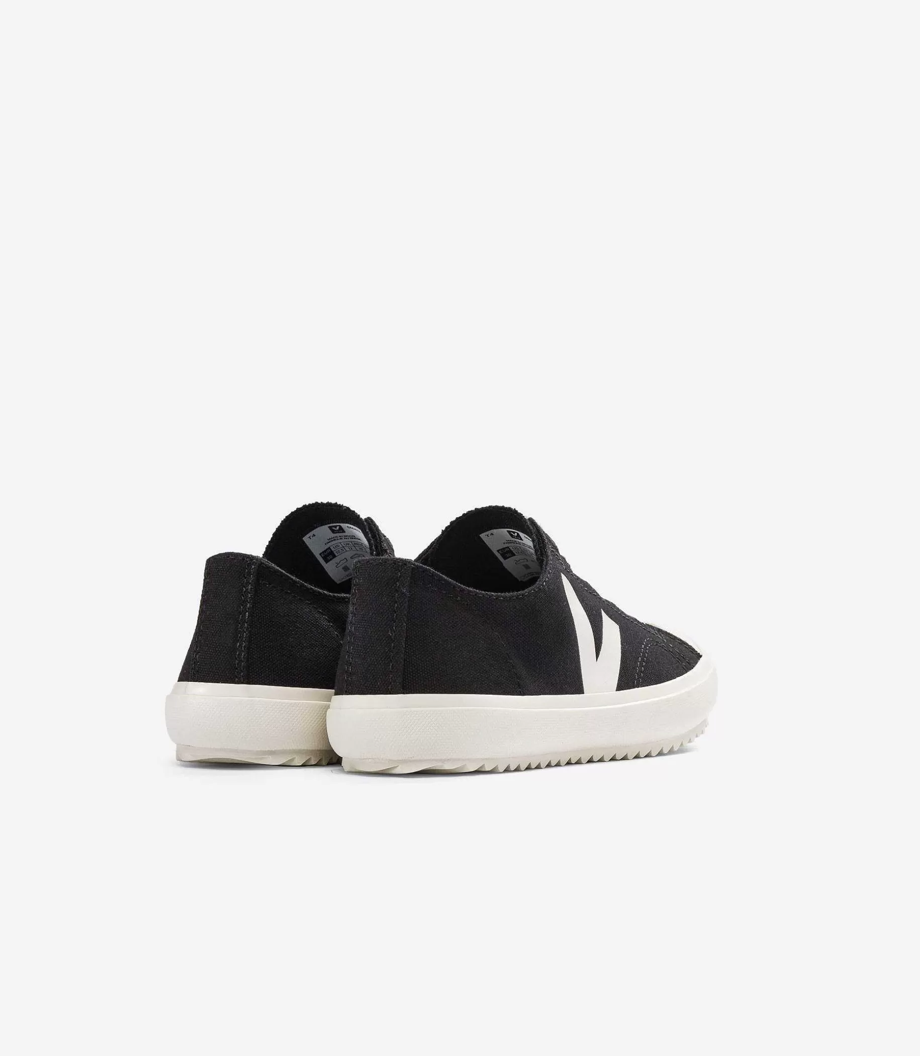 Cheap VEJA Flip Cordones Elasticos Lona Negro Pierre