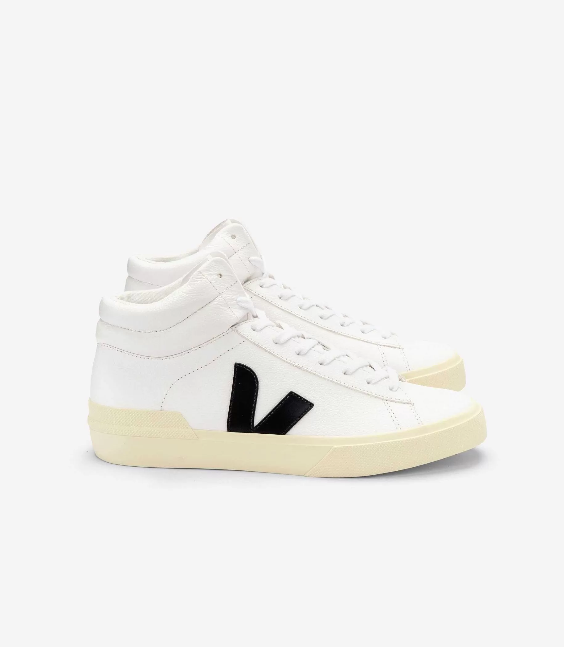 Hot VEJA Minotauro Cuero Sin Cromo Blanco Negro Mantequilla