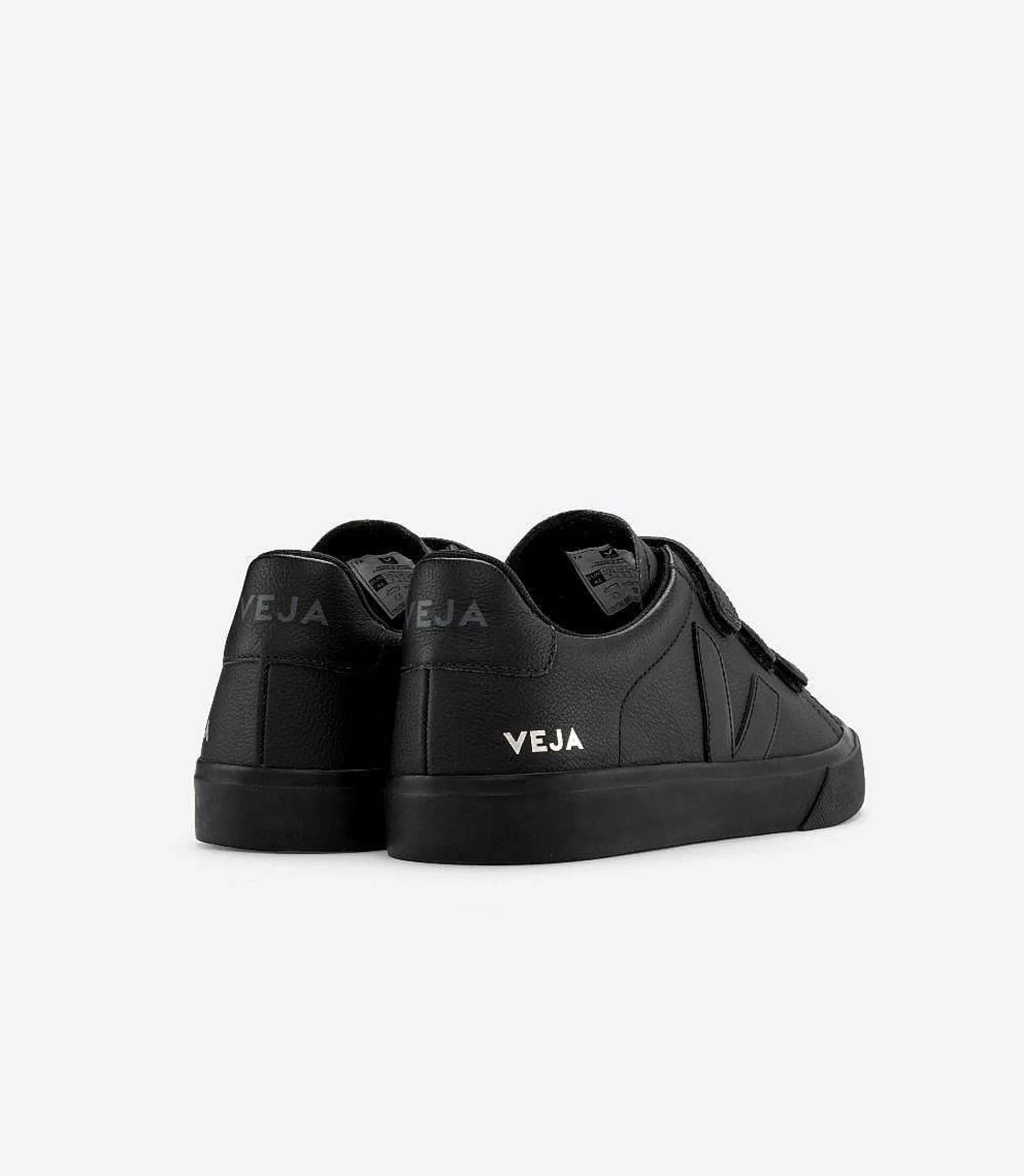 Clearance VEJA Recife Cuero Sin Cromo Completo Negro