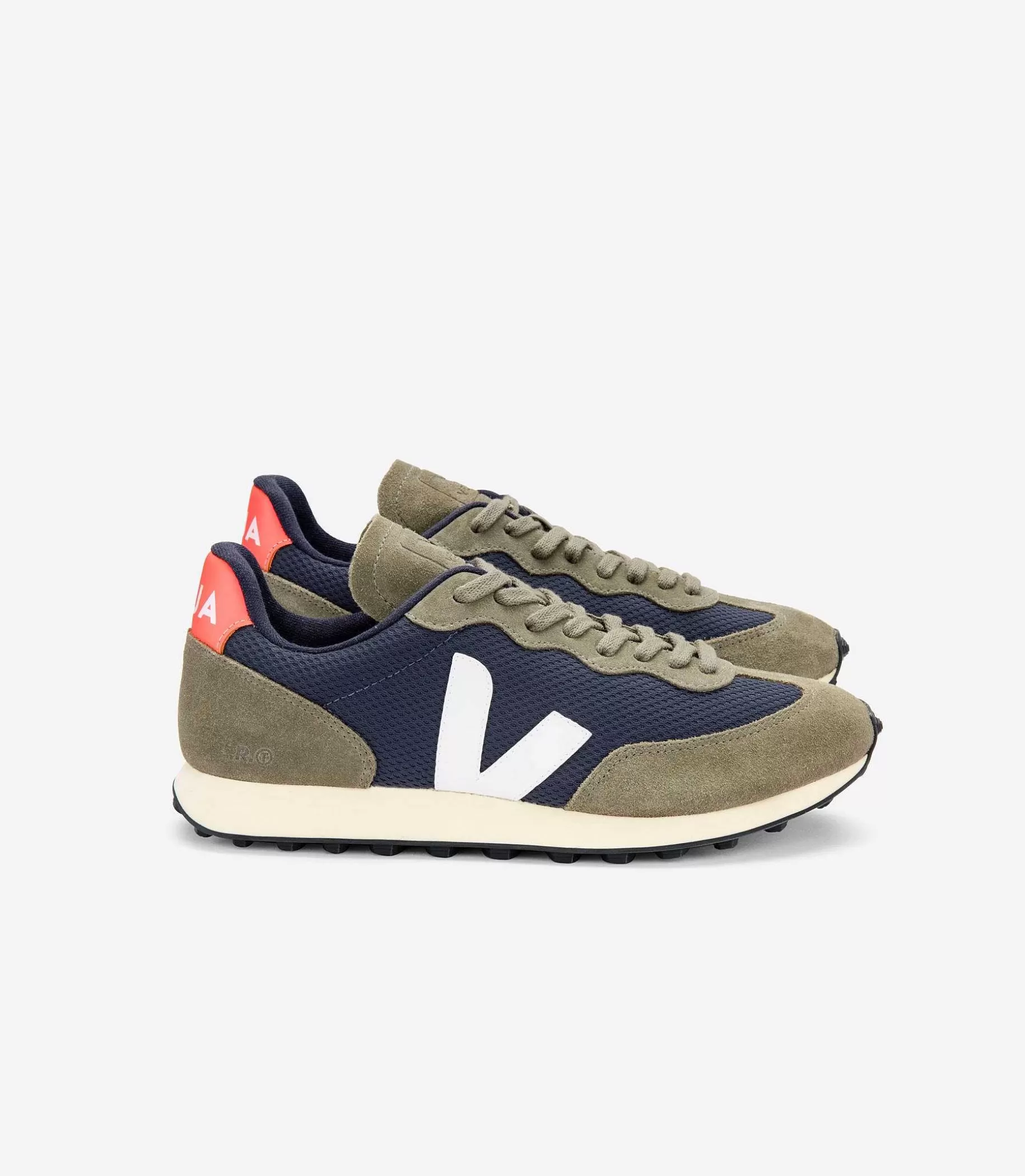 Flash Sale VEJA Rio Branco Alveomesh Nautico Blanco Naranja Fluo