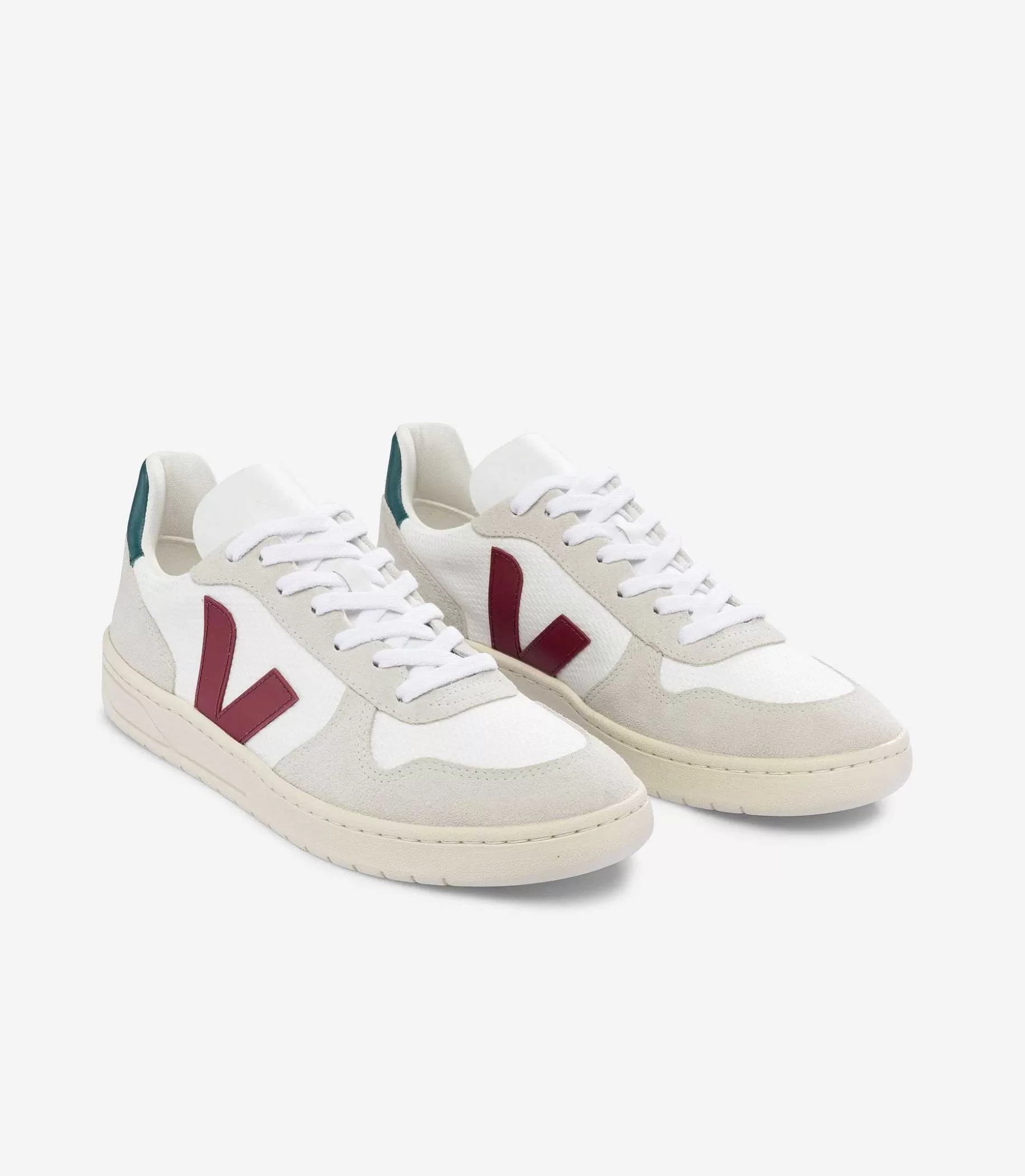 Shop VEJA V-10 B-Mesh Blanco Marsala Bretana