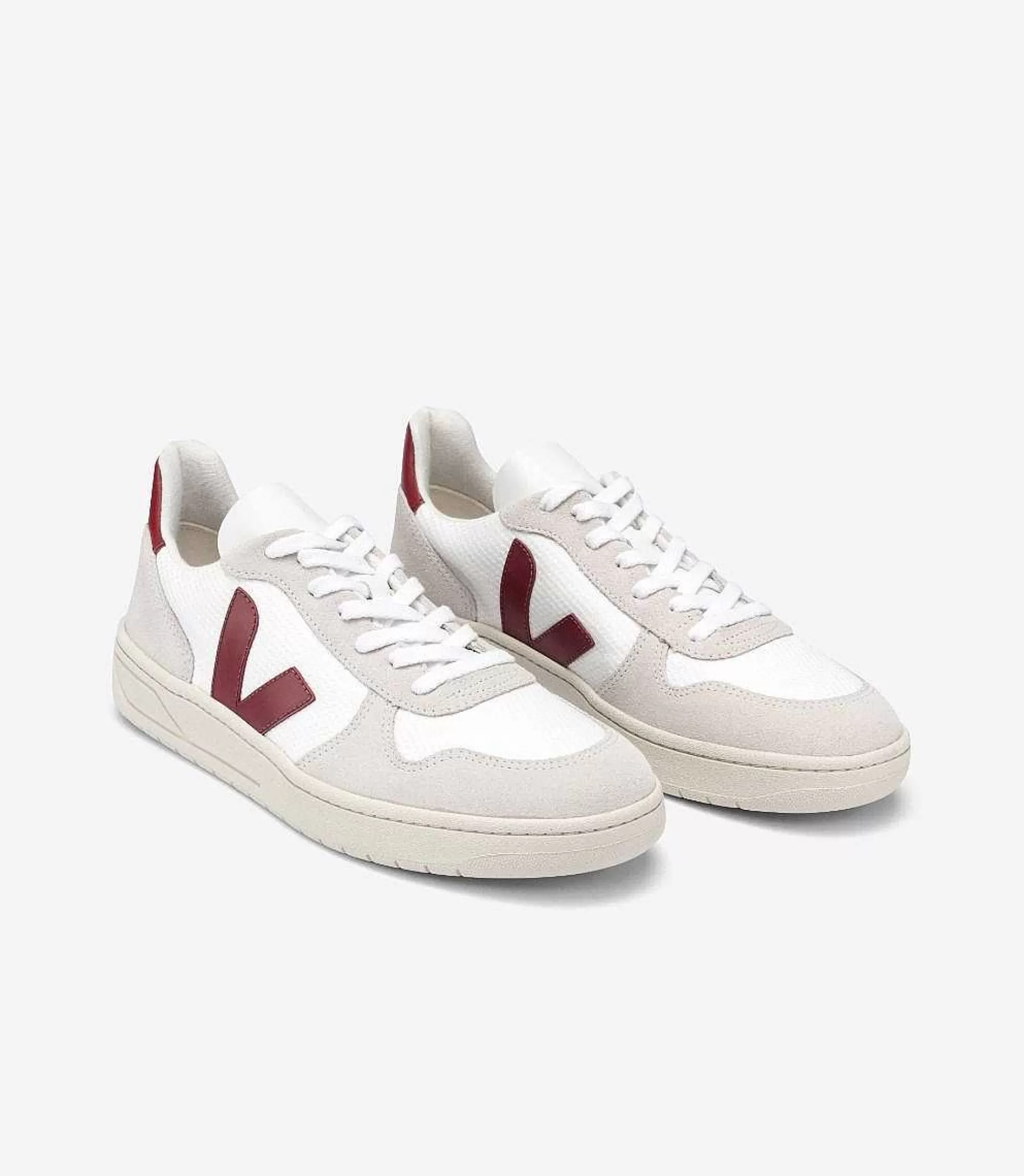 Flash Sale VEJA V-10 B-Mesh Blanco Natural Marsala