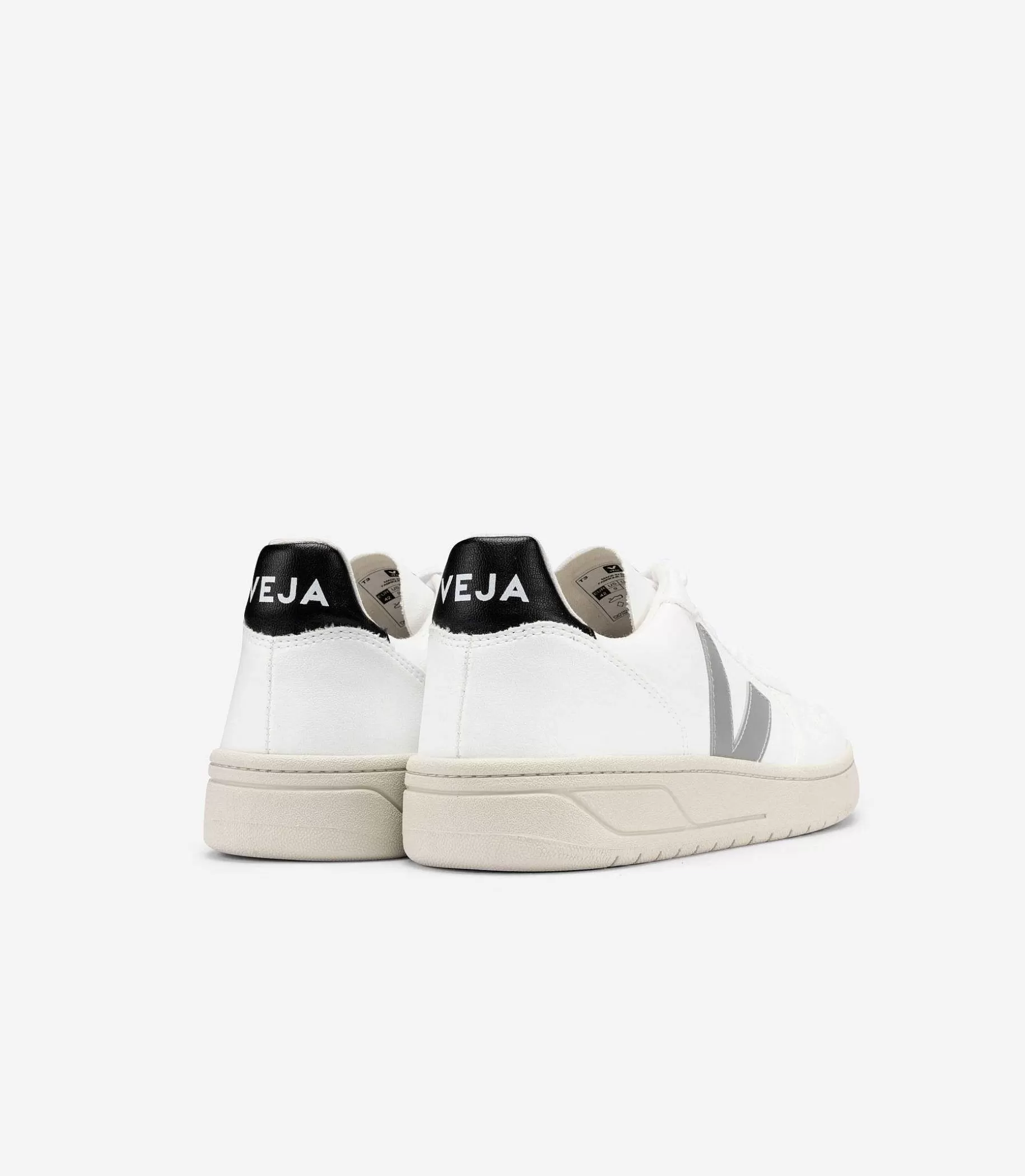 Store VEJA V-10 Cwl Blanco Oxford Gris Negro