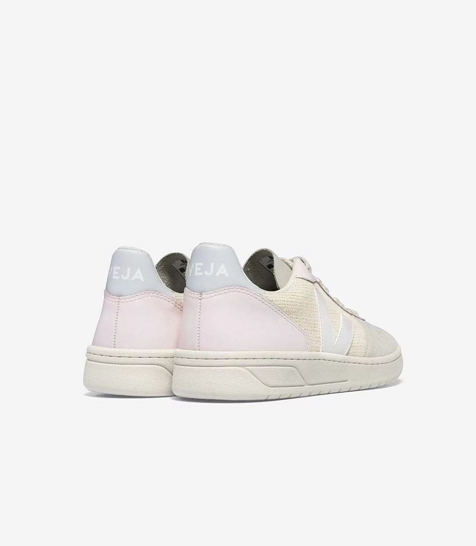 Hot VEJA V-10 J-Mesh Yute Blanco Multico