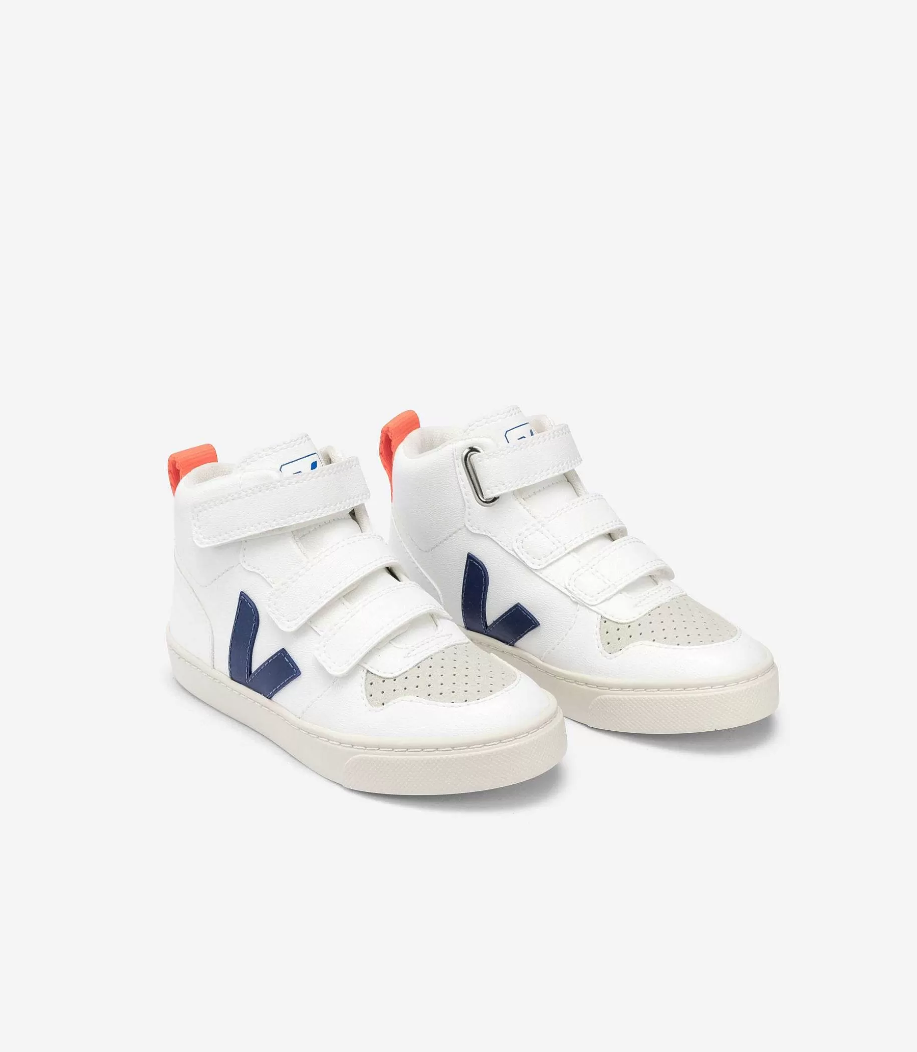 Online VEJA V-10 Mid Cwl Blanco Naranja Cobalto Fluo