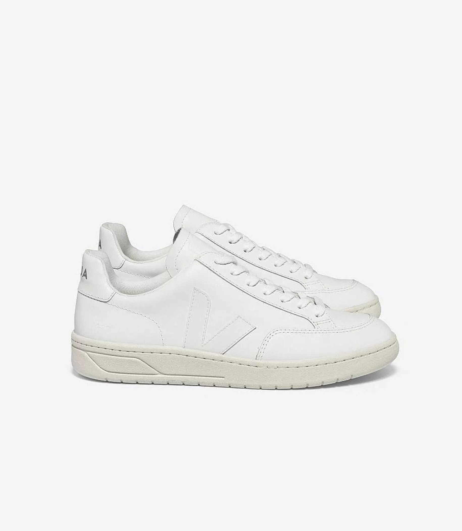 Best VEJA V-12 Cuero Blanco