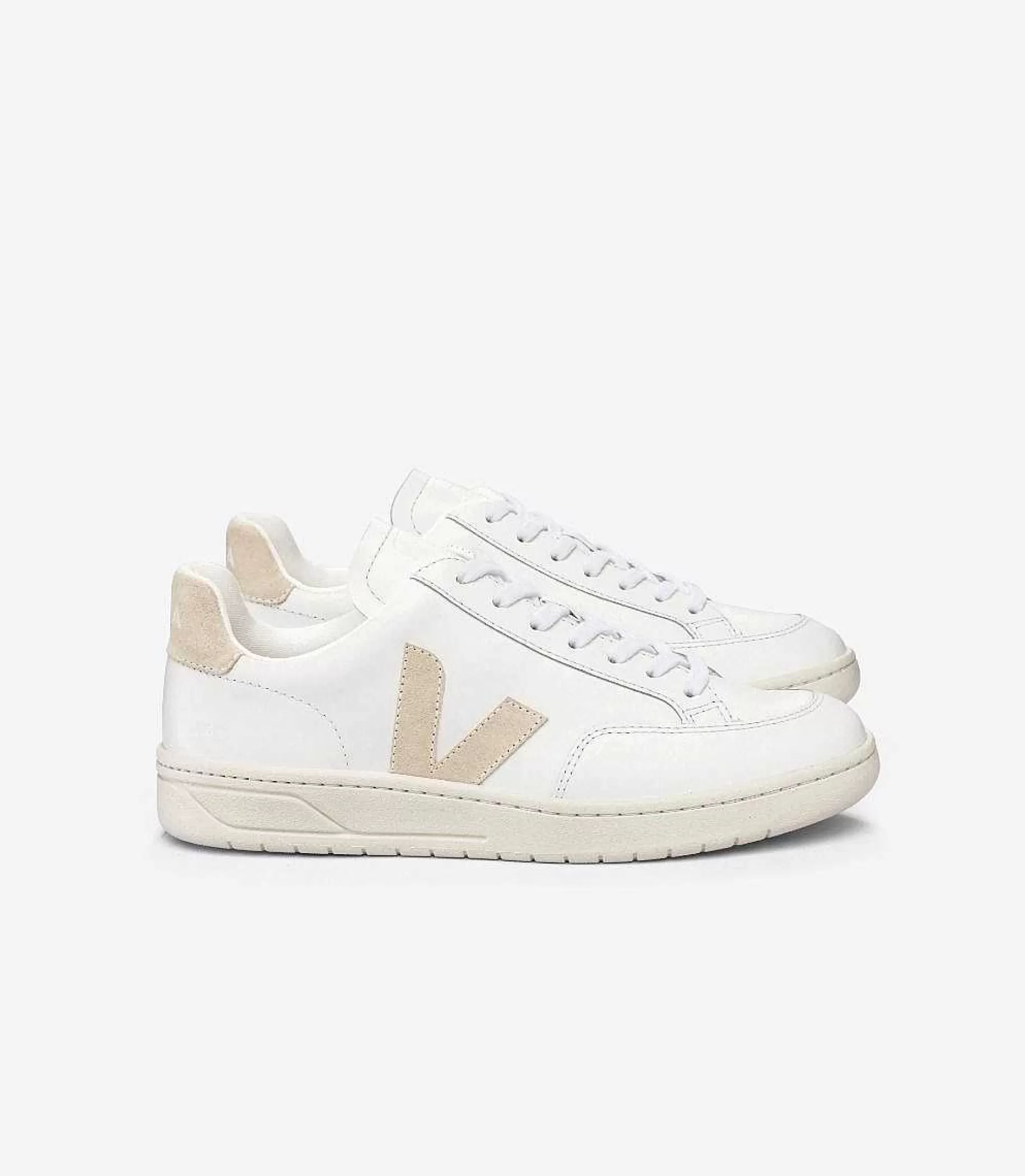 Discount VEJA V-12 Cuero Blanco Sable