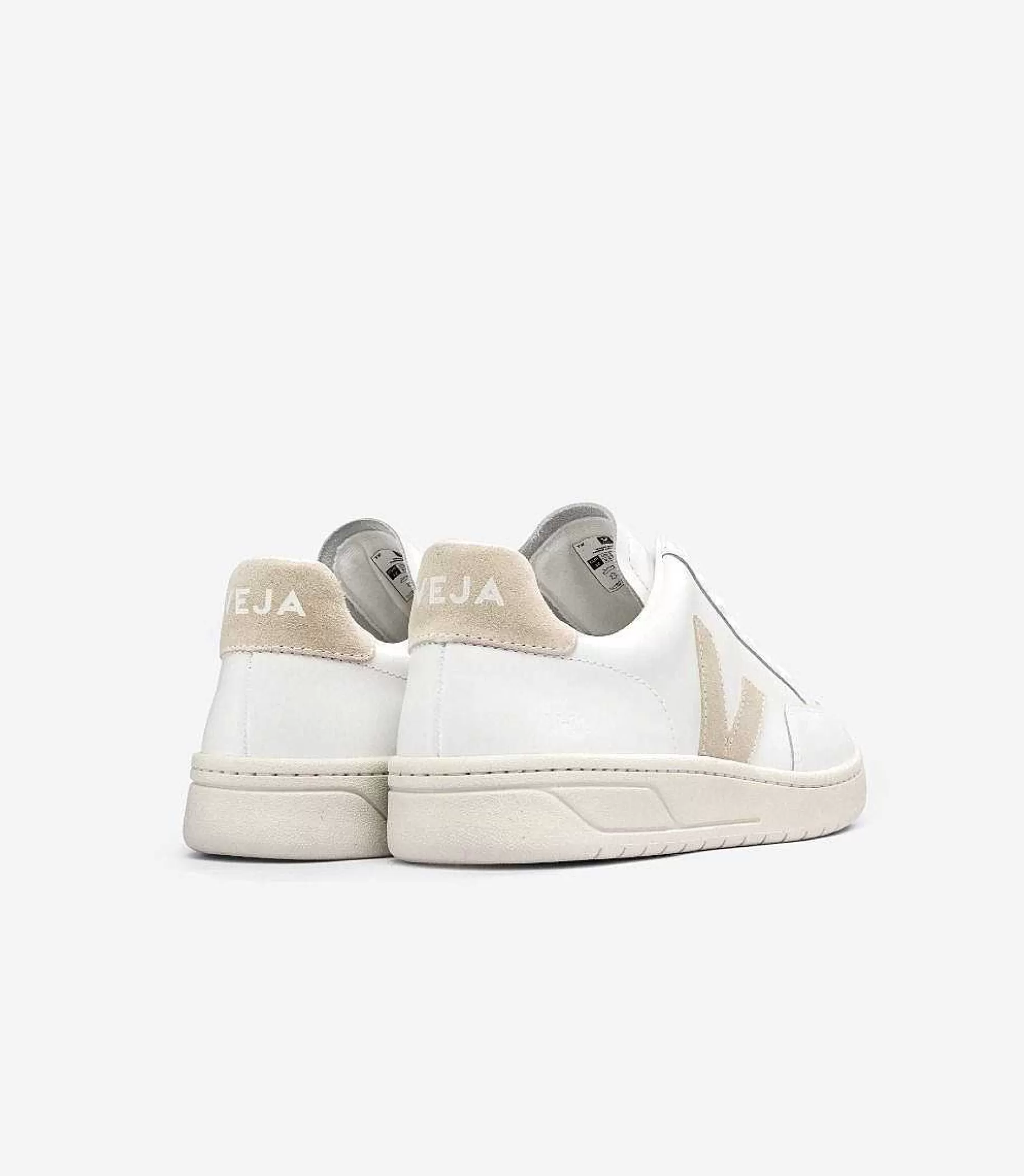 Discount VEJA V-12 Cuero Blanco Sable