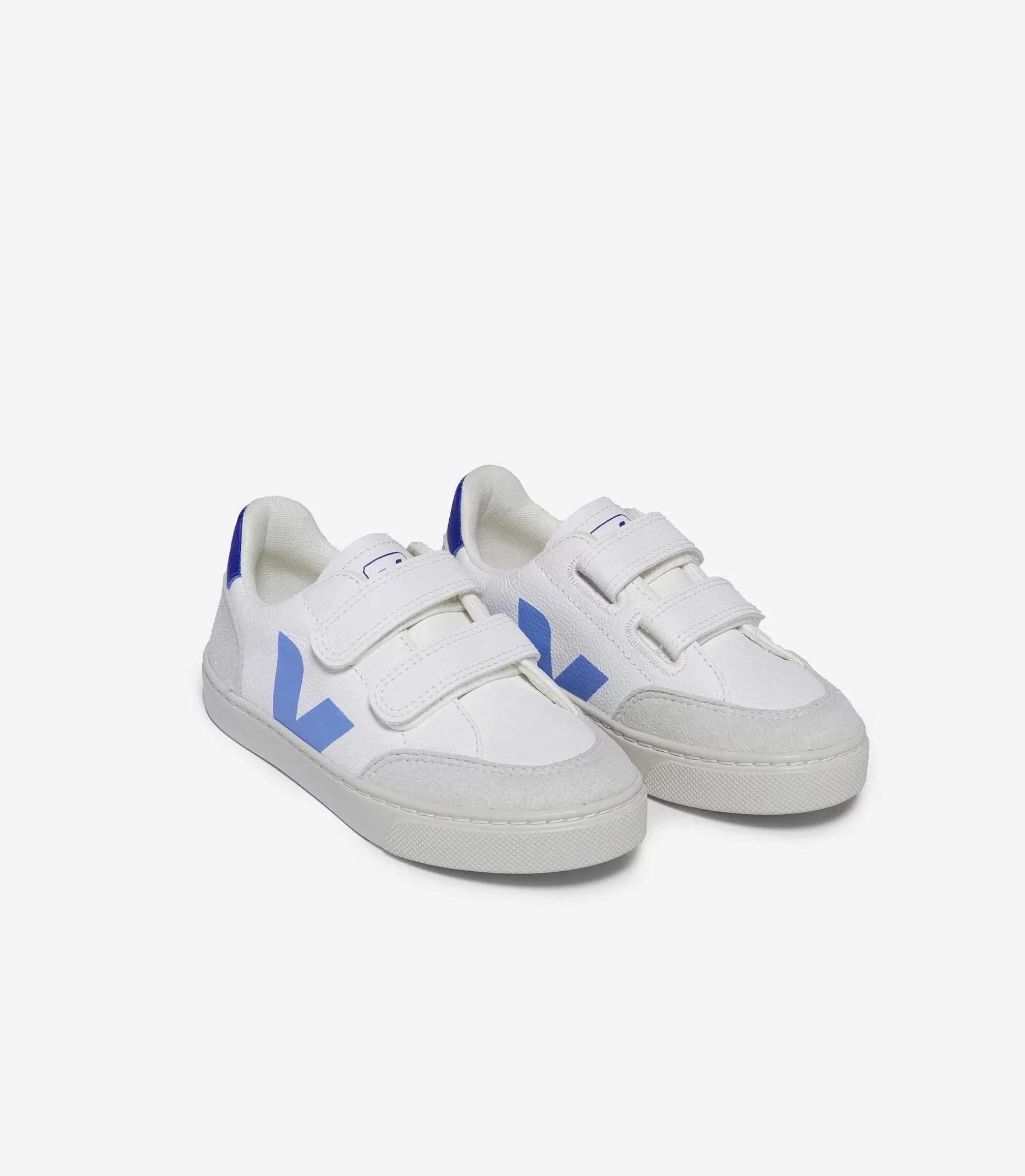 Cheap VEJA V-12 Cuero Sin Cromo Blanco Aqua Paros