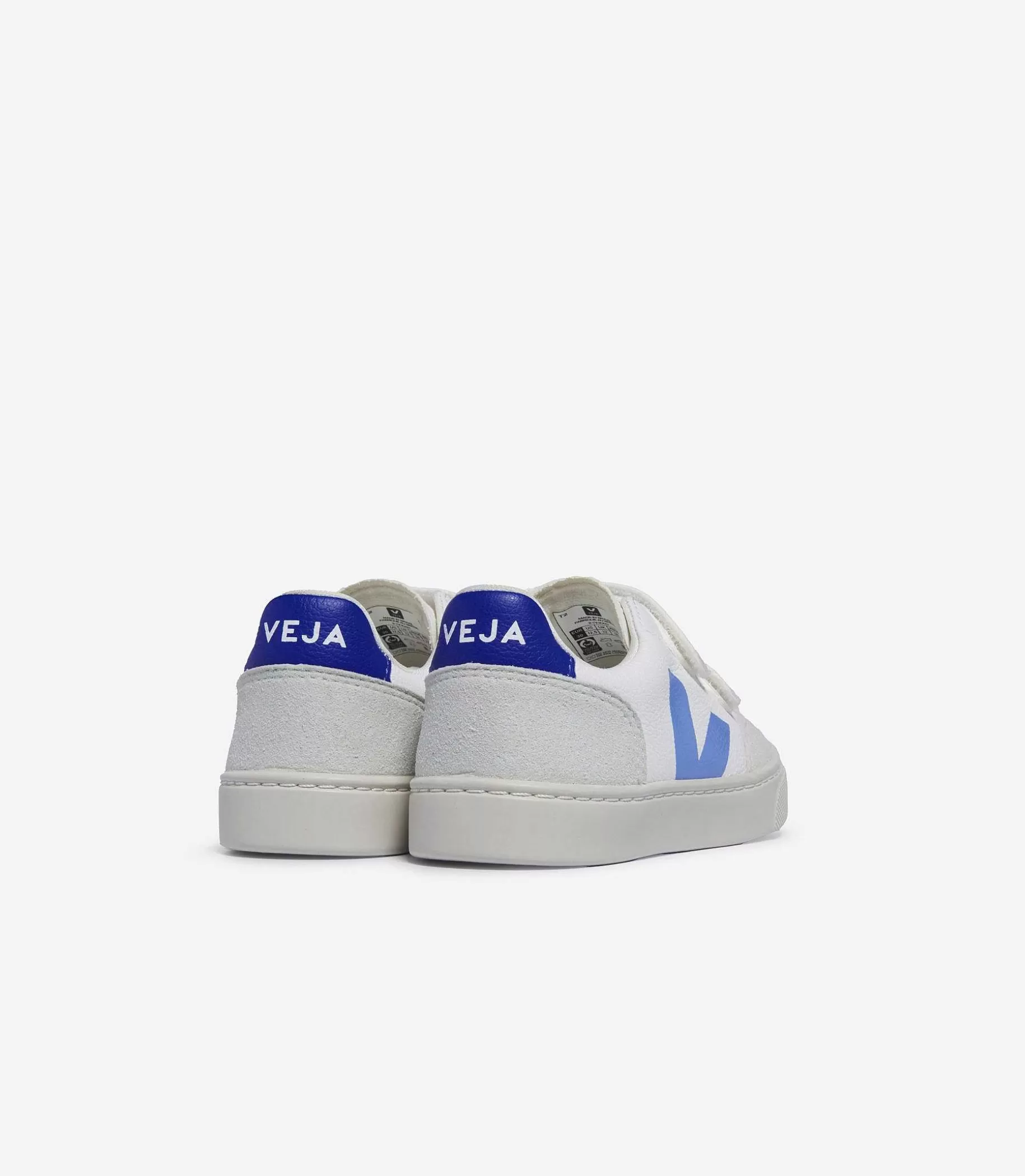 Cheap VEJA V-12 Cuero Sin Cromo Blanco Aqua Paros