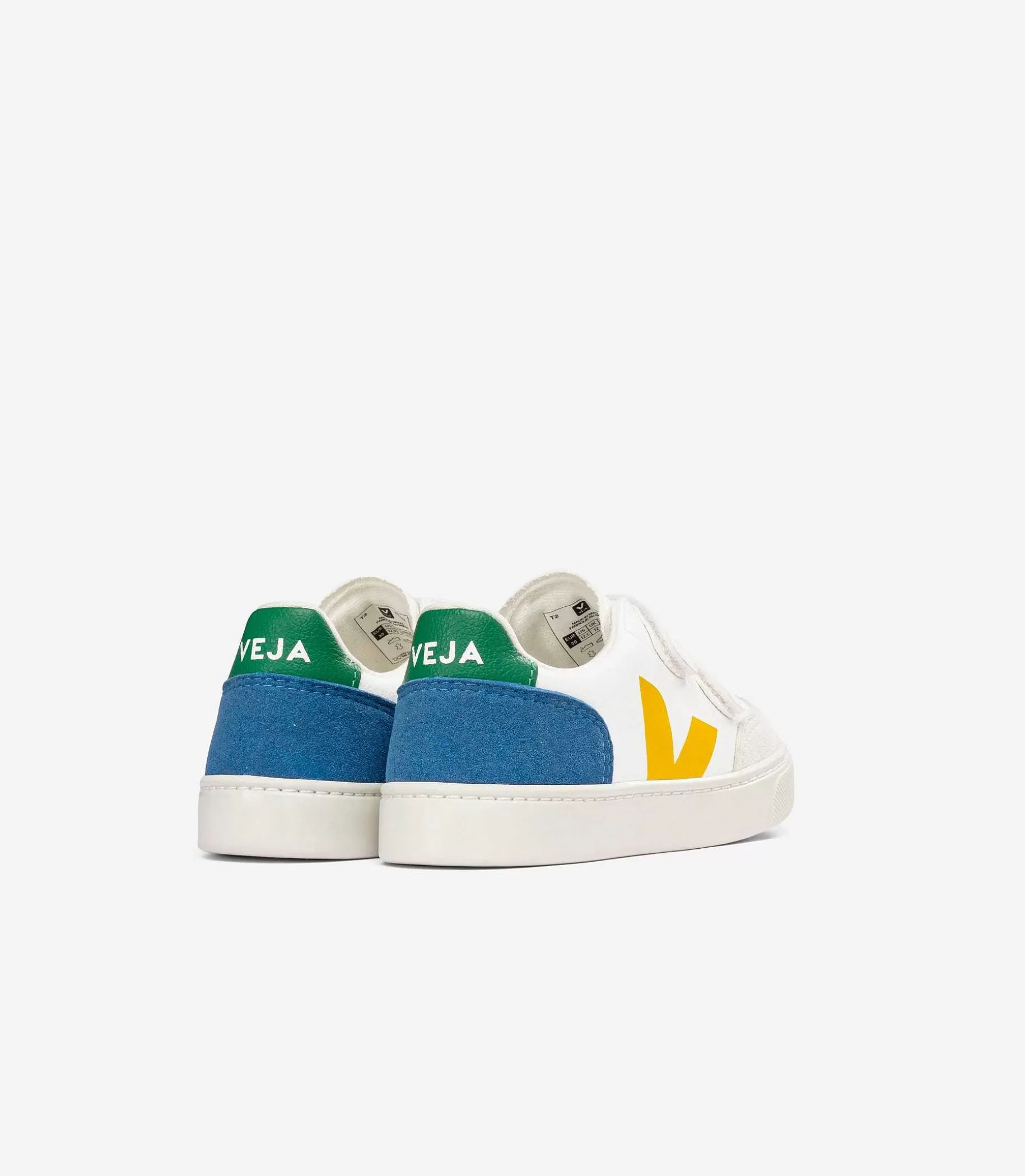 Online VEJA V-12 Cuero Sin Cromo Blanco Multico Indigo