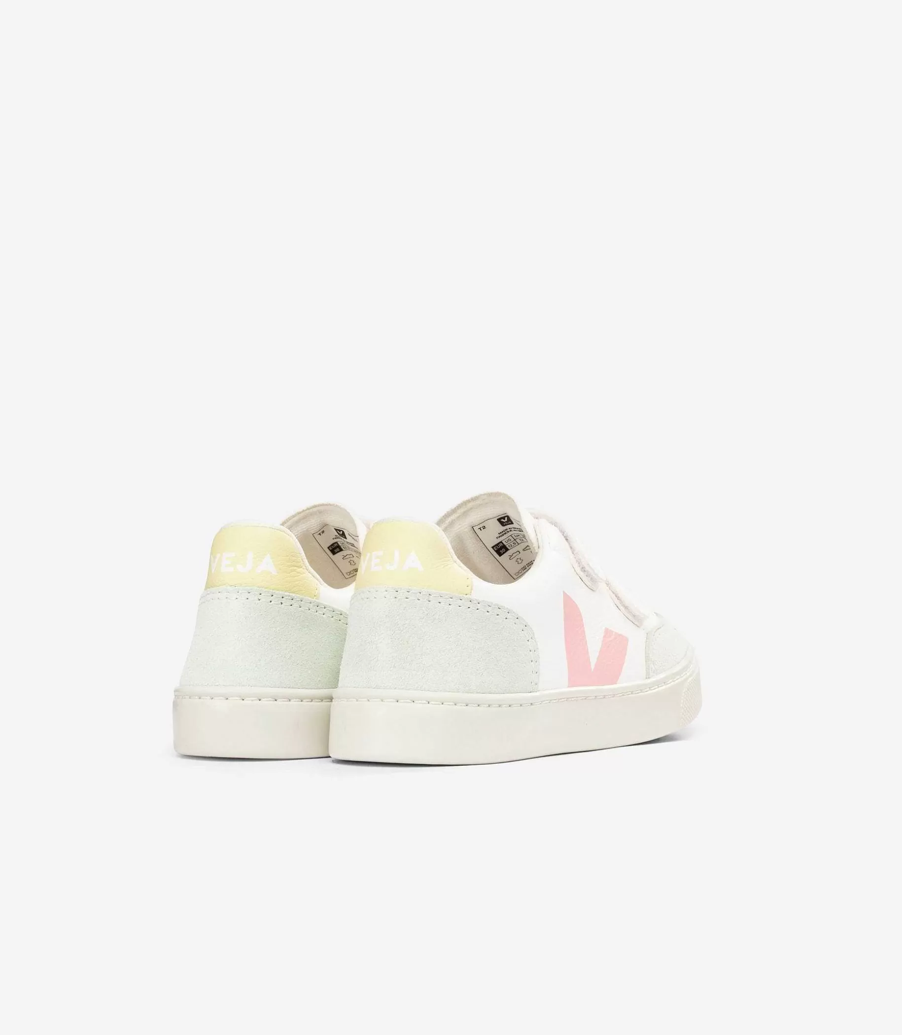 Cheap VEJA V-12 Cuero Sin Cromo Blanco Multico Jade