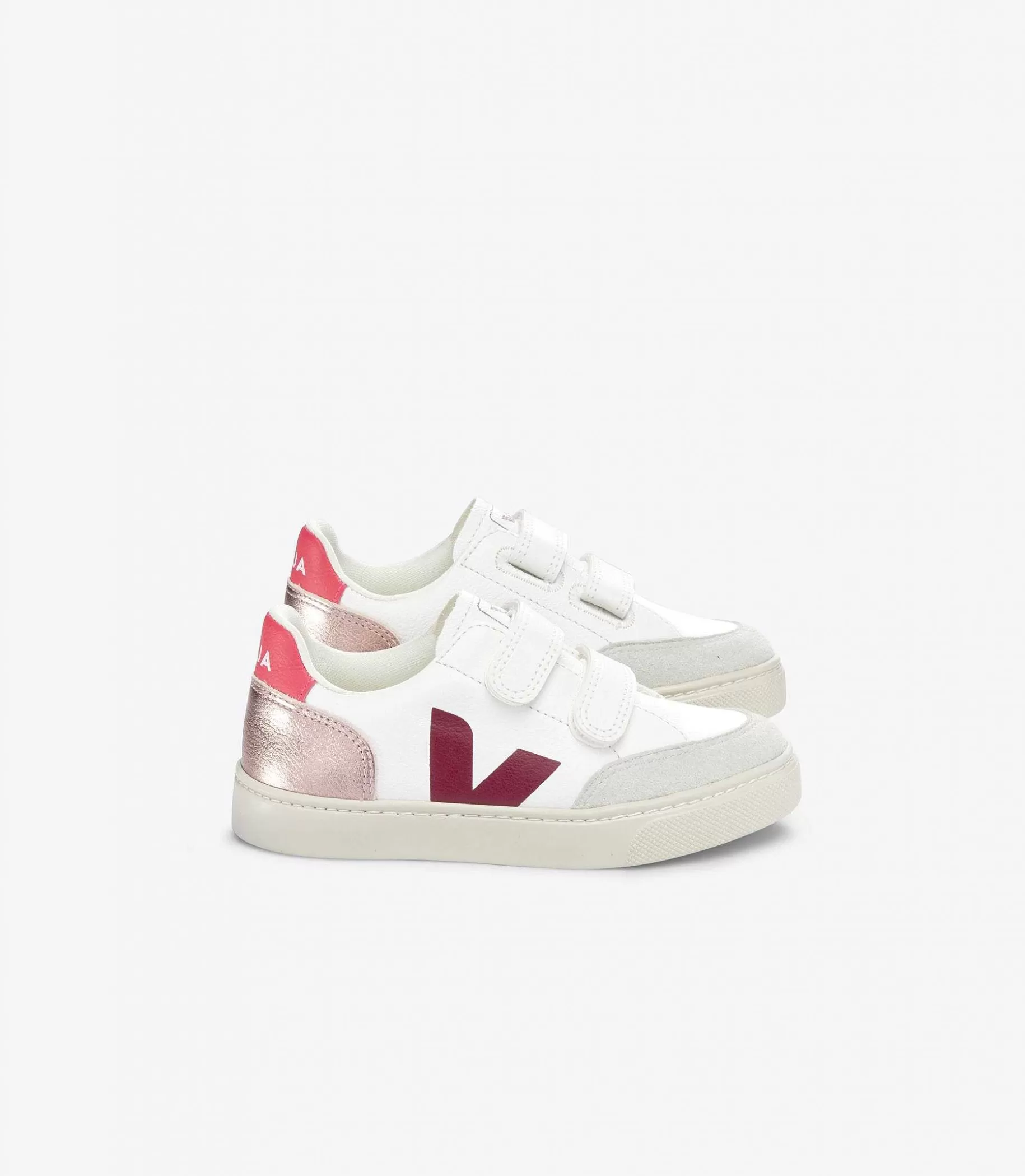 Shop VEJA V-12 Cuero Sin Cromo Blanco Multico Nacar