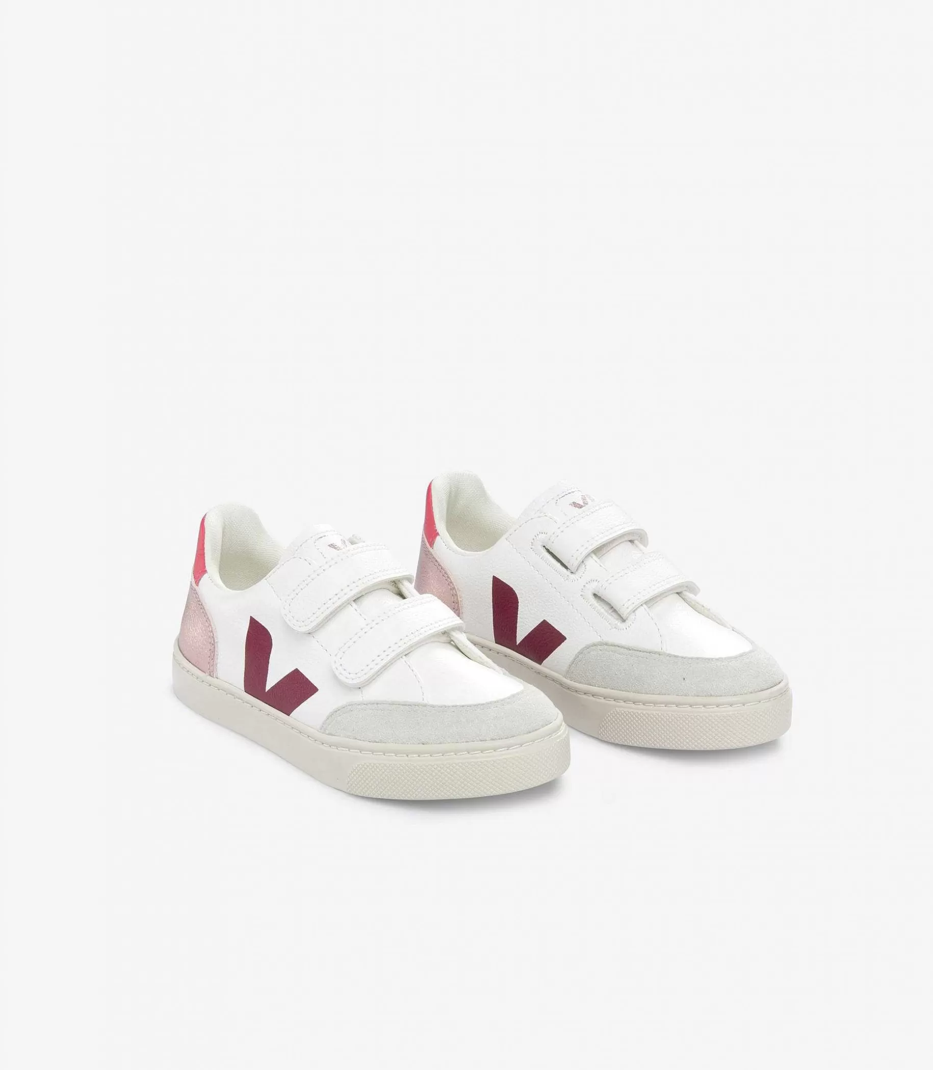 Shop VEJA V-12 Cuero Sin Cromo Blanco Multico Nacar