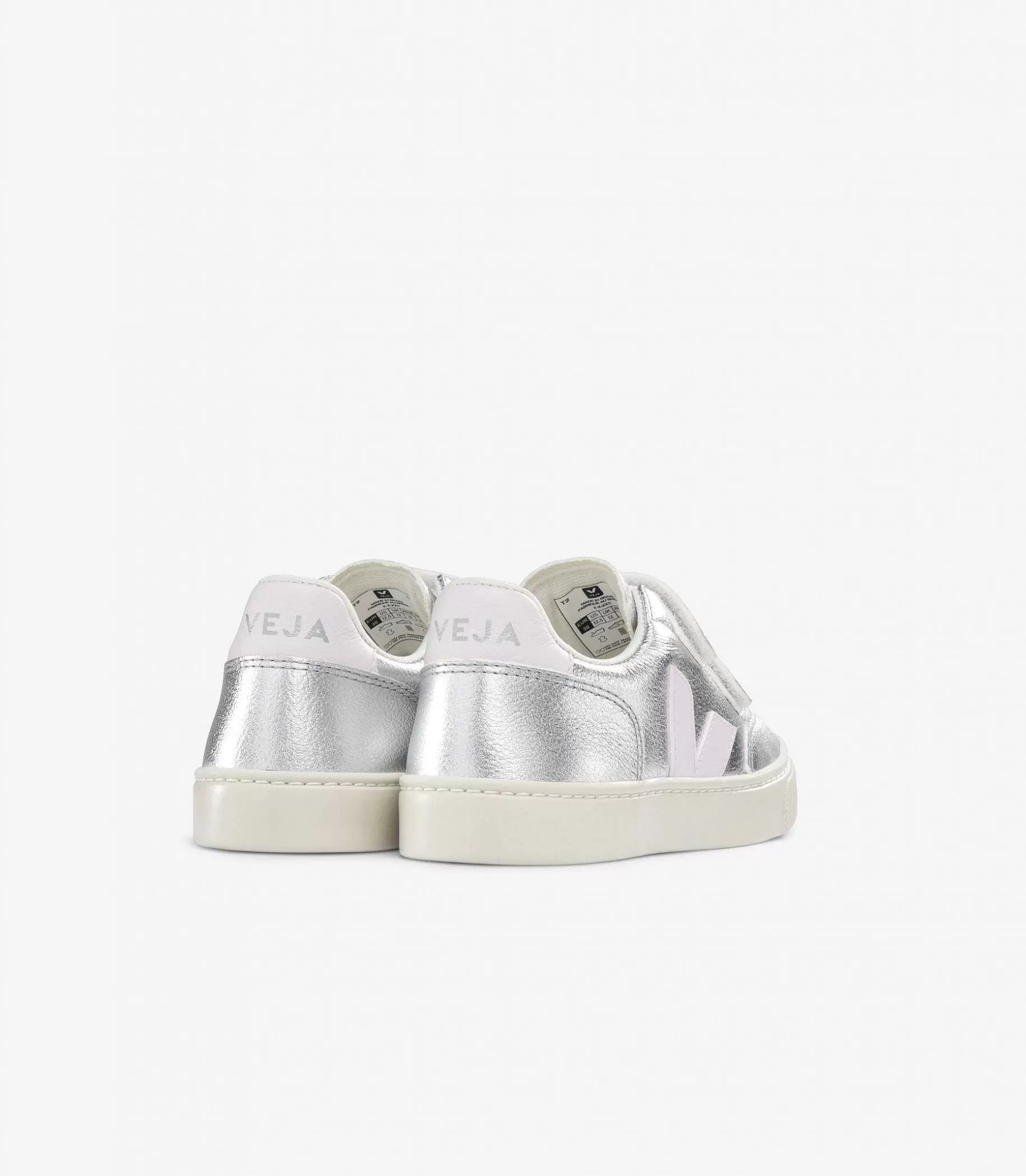 Discount VEJA V-12 Cuero Sin Cromo Plata Lassi