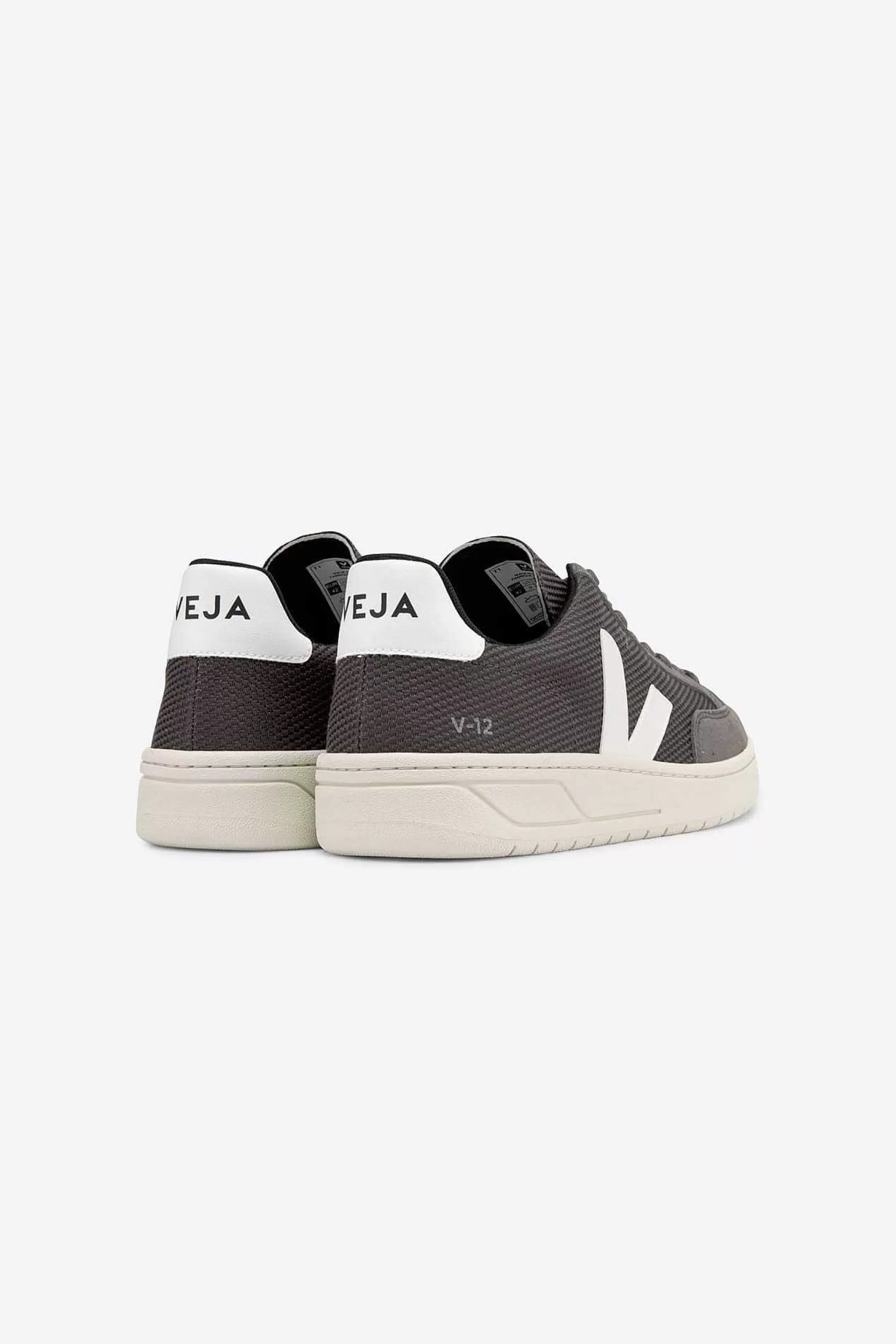 Online VEJA V-12 Vegan B-Mesh Grafito Blanco