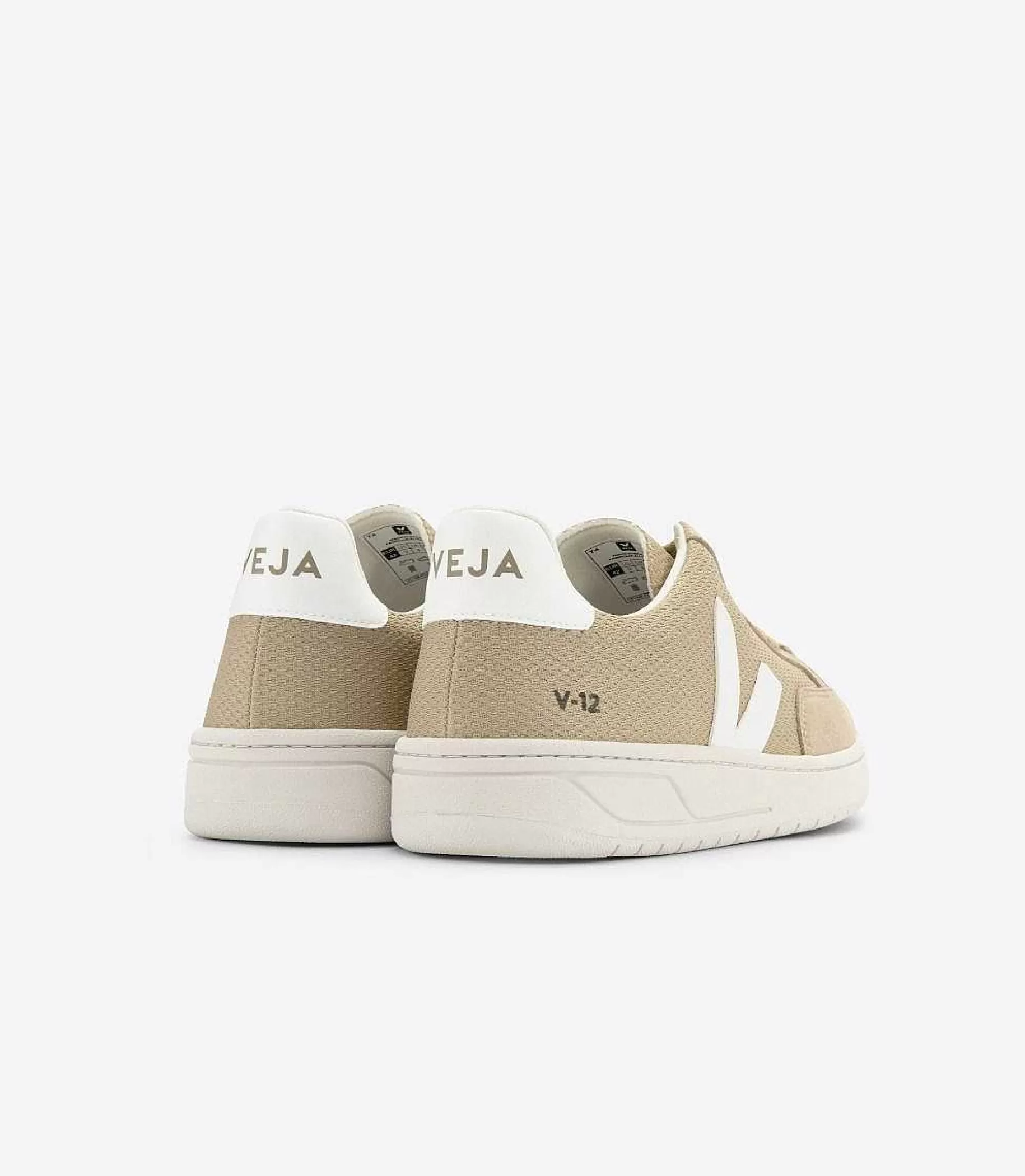 Fashion VEJA V-12 Vegano Alveomesh Blanco Duna