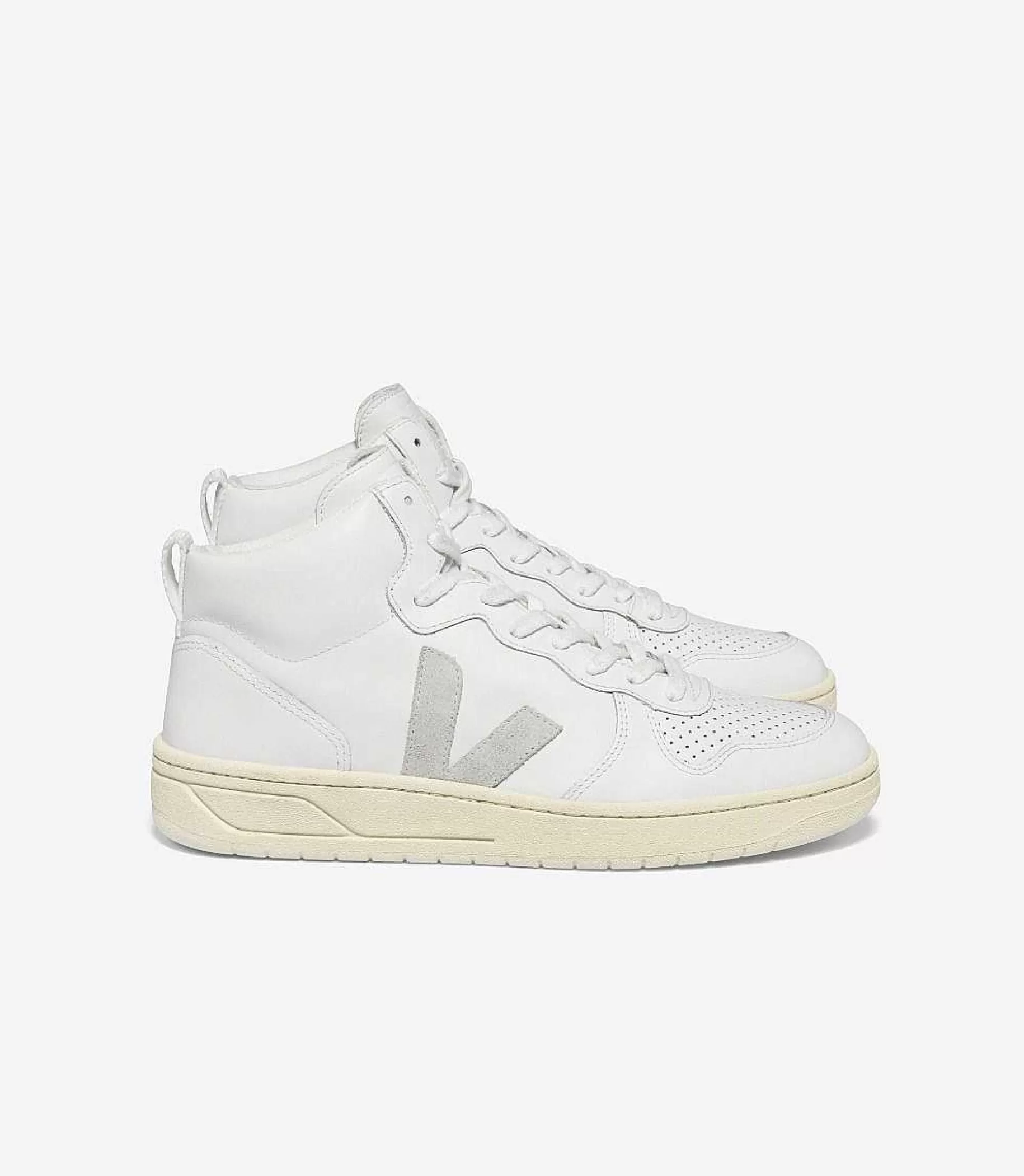 Online VEJA V-15 Cuero Blanco