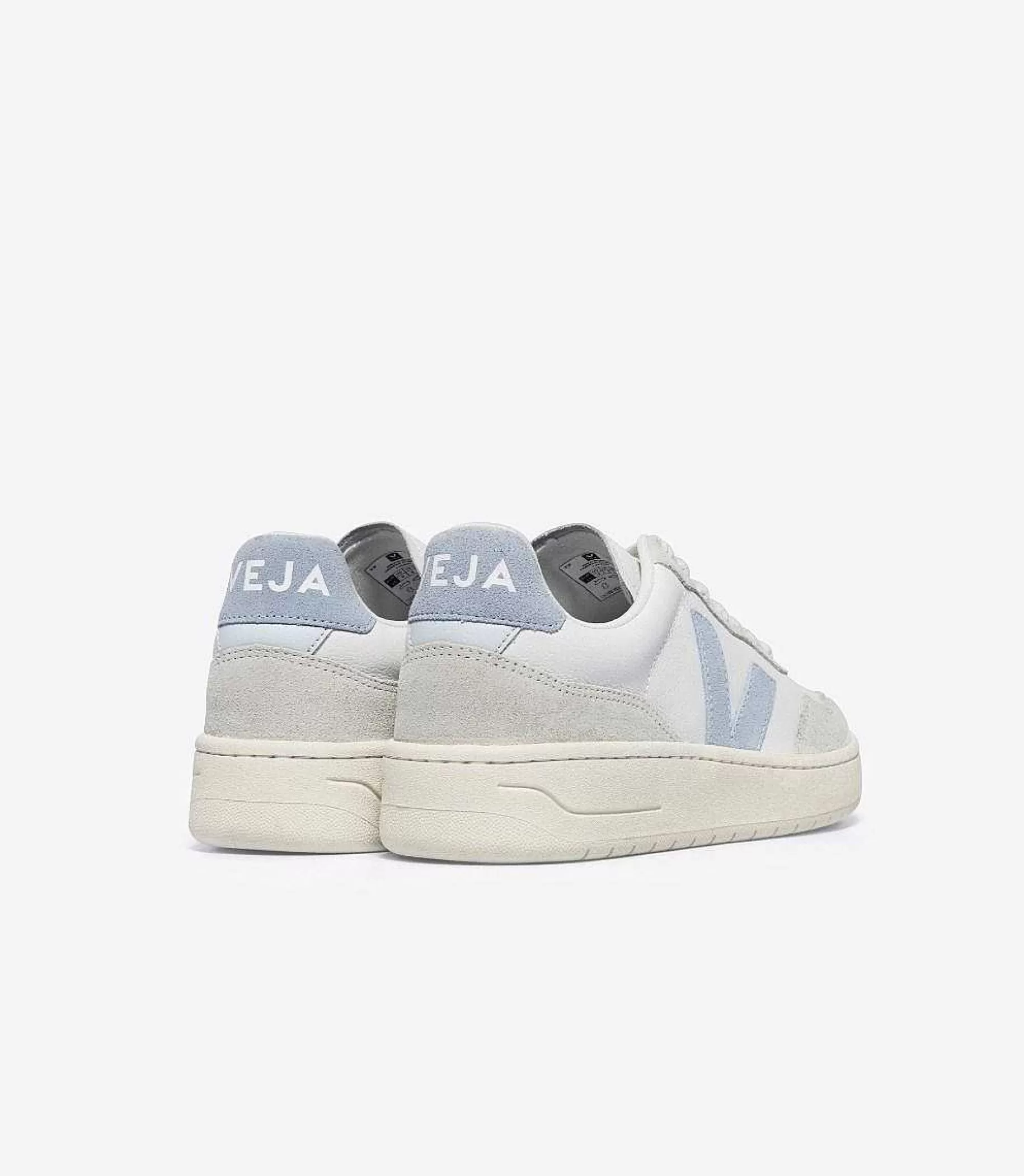 Cheap VEJA V-90 Cuero Blanco Acero