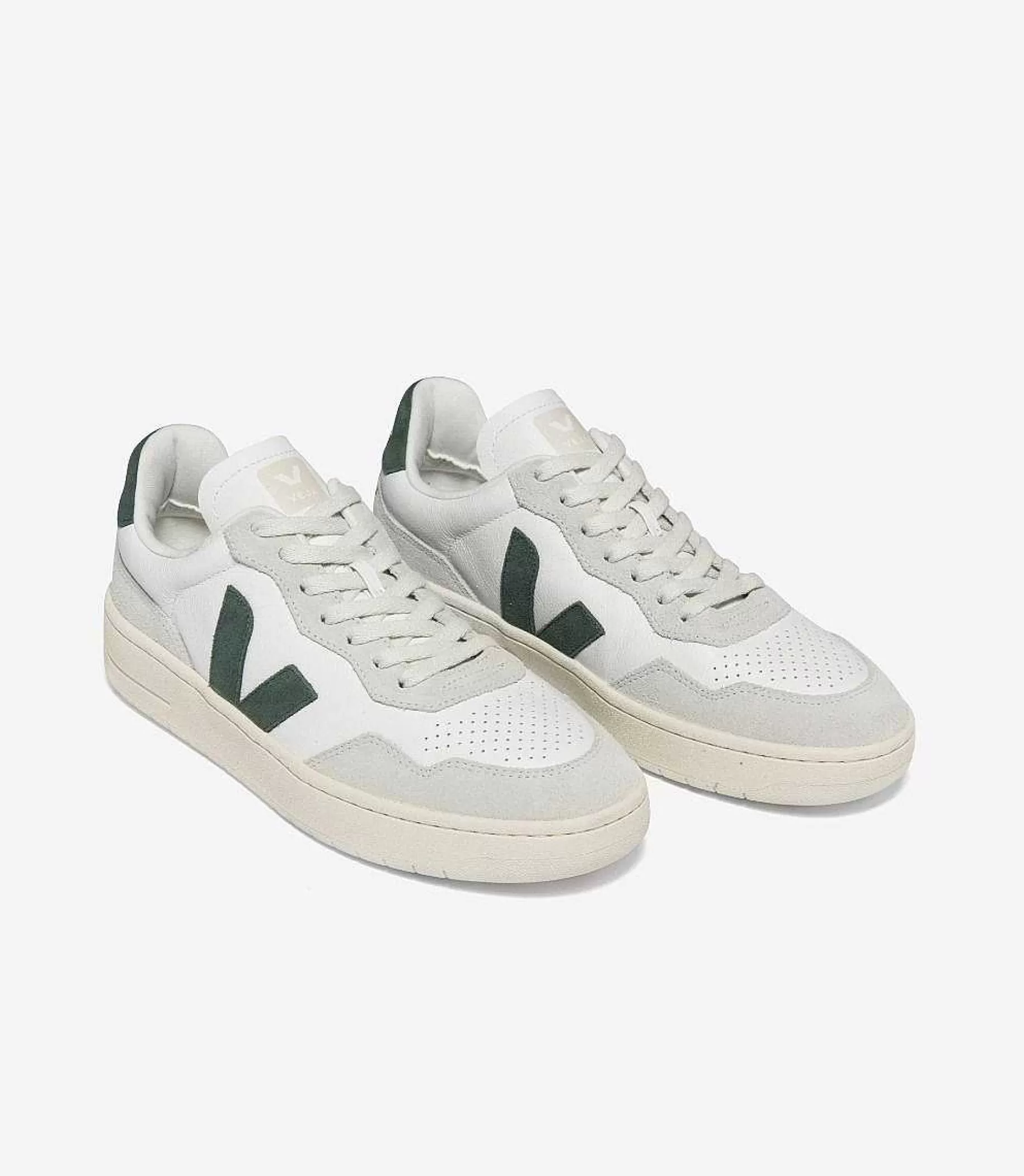 Clearance VEJA V-90 Cuero Blanco Chipre